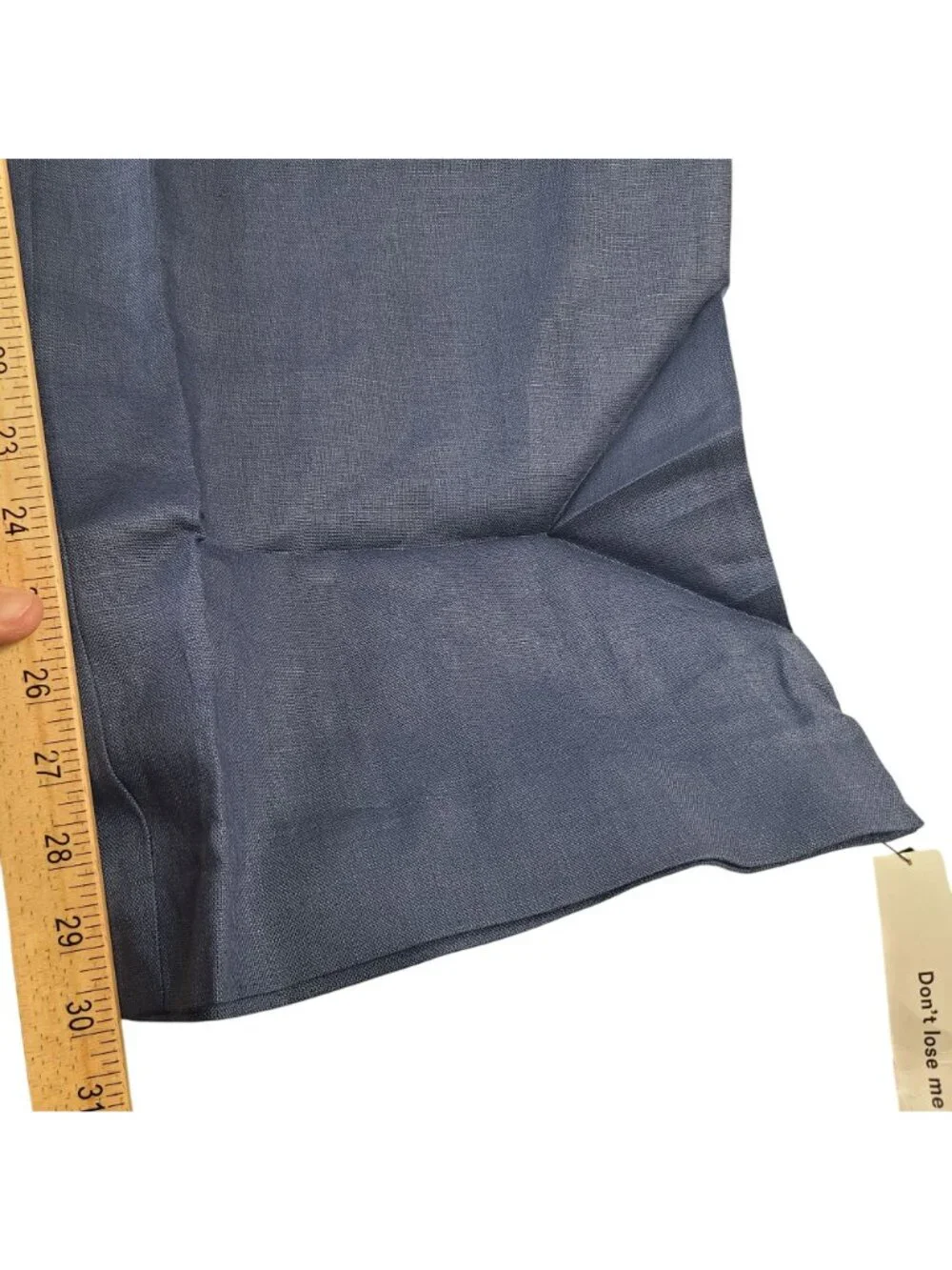 NEW Reformation Blue Linen Tank Top & Wide-Leg Pants Set Sleeveless Women's Sz M